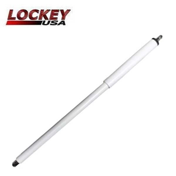 TB650 Adjustable Hydraulic Gate Closer for gates 150-250 lbs., White
